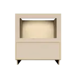 with Clear Coat Base Microwave Drawer Cabinets