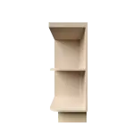 with Clear Coat Base Open End Shelf Left