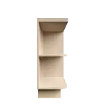 with Clear Coat Base Open End Shelf Right