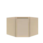 with Clear Coat Wall Diagonal Corner Cabinets