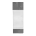 in Gray  Double Oven Cabinets with Large Drawer Face