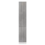 Pantry Finish Pantry Cabinets with Inverted Door and Roll Out Tray