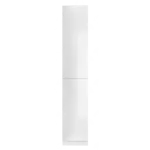 in White  Pantry Finish Pantry Cabinets with Inverted Door and Roll Out Tray