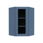 Gabinetes de pared diagonales con puerta de parteluz