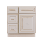 Gabinetes base de mueble de baño para lavabo con cajón a la izquierda