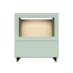 Gabinete base para microondas