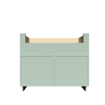 Gabinete base para fregadero tipo granja