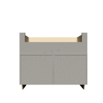 Gabinete base para fregadero tipo granja