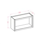 Wall Open Cabinets