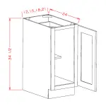 Single Full Height Door Bases
