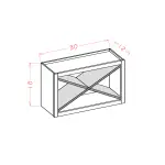 Wall X Rack Shelf Insert