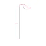 Angled Furniture Base Moulding