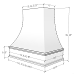 Asheville - Curved Classic Moulding Smooth