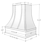 Asheville - Curved Strapped Moulding