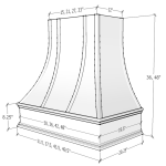 Asheville - Curved Classic Moulding Strapped