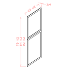 Paneles laterales decorativos altos