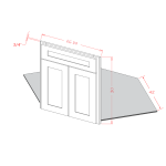Diagonal Corner Sink Kit