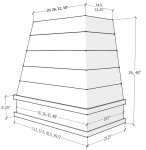 Raleigh - Tapered Block Moulding Shiplap