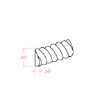 Rope Moulding CUT84