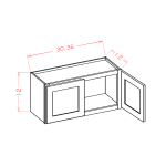 12" High Bridge Cabinets