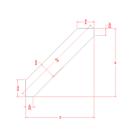 Large Angle Crown Moulding (3"H)