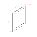 Panel lateral decorativo para base