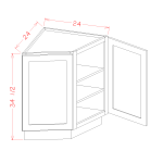 Gabinete base de extremo