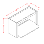 Kit de gabinete de pared para microondas