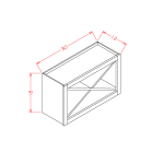 Kit de gabinete de pared con vinera en X