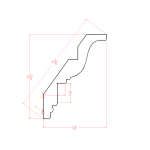 Inset Crown Moulding CUT84