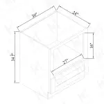 Built-in Microwave Cabinet